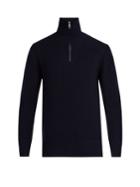 Officine Générale Half-zip Wool Sweater