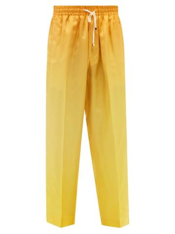 Umitxfrs - Jeff Ombr Silk-twill Pyjama Trousers - Mens - Orange