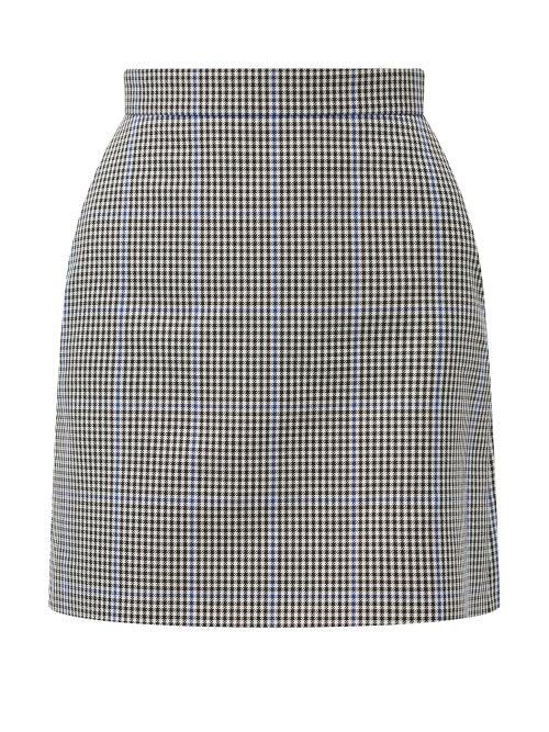 Matchesfashion.com Alexander Mcqueen - Prince Of Wales-check Mini Skirt - Womens - Grey Multi
