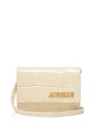 Matchesfashion.com Jacquemus - Le Bello Crocodile Effect Leather Shoulder Bag - Womens - Beige