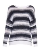 Vince Striped Cotton-knit Sweater
