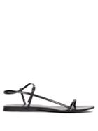 Matchesfashion.com The Row - Cross Over Strap Leather Sandals - Womens - Black