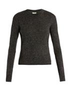 Saint Laurent Long-sleeved Ribbed-knit Lurex Sweater