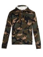 Valentino Camouflage-print Hooded Sweatshirt
