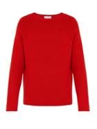 Matchesfashion.com Raey - Crew Neck Merino Wool Sweater - Mens - Red