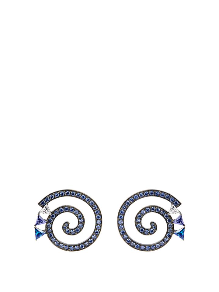 Eddie Borgo Apollo Gunmetal-plated Earrings