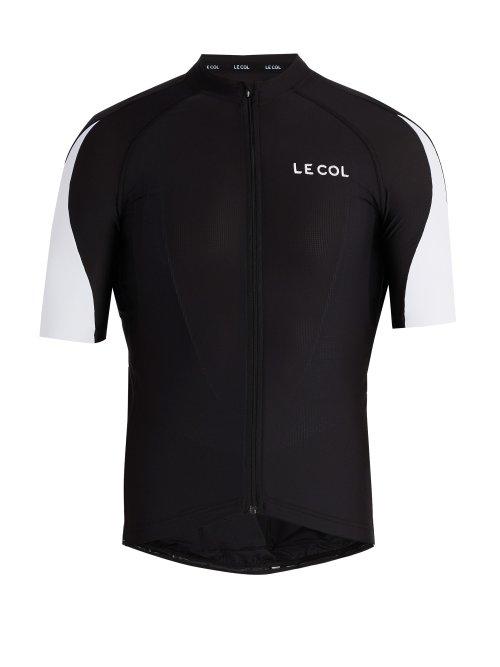 Matchesfashion.com Le Col - Clima Jersey Zip Through Cycling Top - Mens - Black
