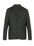 Matchesfashion.com Acne Studios - Antibes Single Breasted Wool Blazer - Mens - Grey