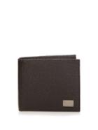 Dolce & Gabbana Bi-fold Grained-leather Wallet