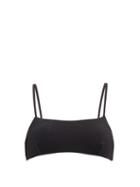 Ladies Beachwear Casa Raki - Ana Tie-back Bikini Top - Womens - Black
