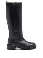 Matchesfashion.com Malone Souliers - Beda Leather Knee-high Boots - Womens - Black