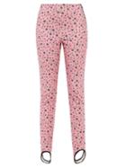 3 Moncler Grenoble - X Naj-oleari Printed Technical Stirrup Leggings - Womens - Pink Print