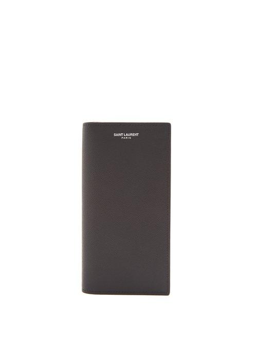 Matchesfashion.com Saint Laurent - Continental Leather Wallet - Mens - Black