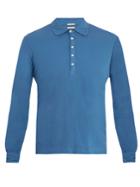 Massimo Alba Long-sleeved Cotton-jersey Polo Shirt