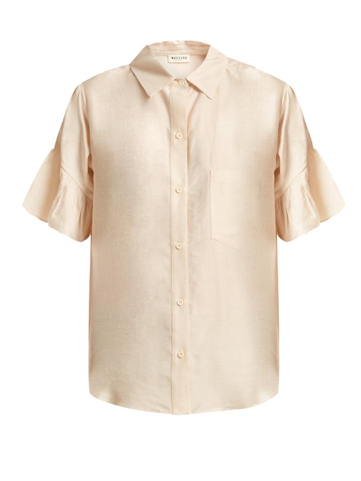 Masscob Gina Frill-sleeve Top