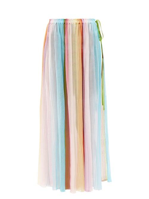 Missoni - Pazializza Striped Sarong Skirt - Womens - Multi
