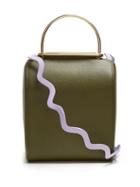 Matchesfashion.com Roksanda - Besa Top Handle Leather Shoulder Bag - Womens - Green Multi