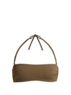 Matchesfashion.com Max Mara Beachwear - Alinda Bikini Top - Womens - Khaki