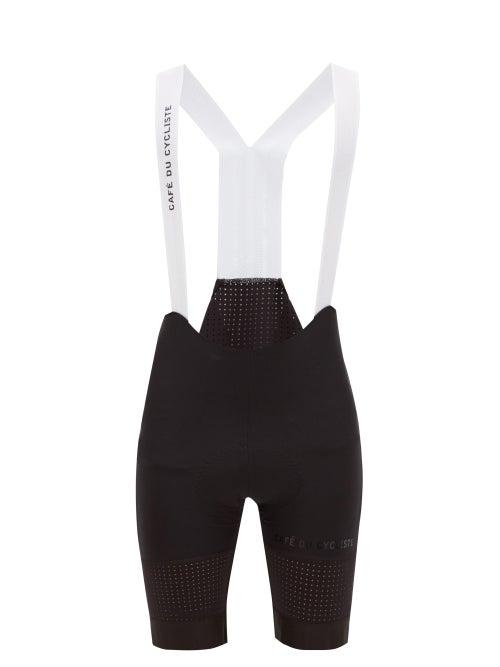 Matchesfashion.com Caf Du Cycliste - Blandine Chamois Padded Cycling Bib Shorts - Mens - Black White