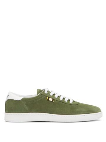 Matchesfashion.com Aprix - Suede Low Top Trainers - Mens - Green