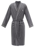 Polo Ralph Lauren - Logo-embroidered Cotton-blend Jersey Robe - Mens - Grey