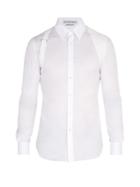 Alexander Mcqueen Harness Cotton-blend Shirt