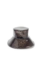 Matchesfashion.com Maison Michel - Charlotte Leopard-print Pvc Bucket Hat - Womens - Leopard