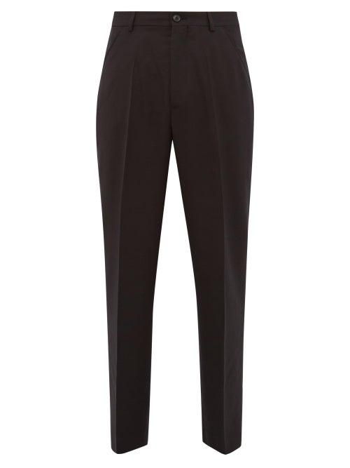 Matchesfashion.com Our Legacy - Chino 22 Wool Trousers - Mens - Black