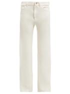 Matchesfashion.com Barrie - Knitted Cashmere Blend Trousers - Womens - Ivory