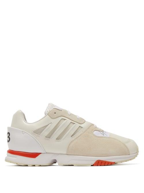 Matchesfashion.com Y-3 - Zx Run Suede Trainers - Mens - Beige