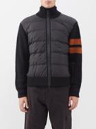 Zegna - Techmerino Quilted-shell And Merino Jacket - Mens - Black
