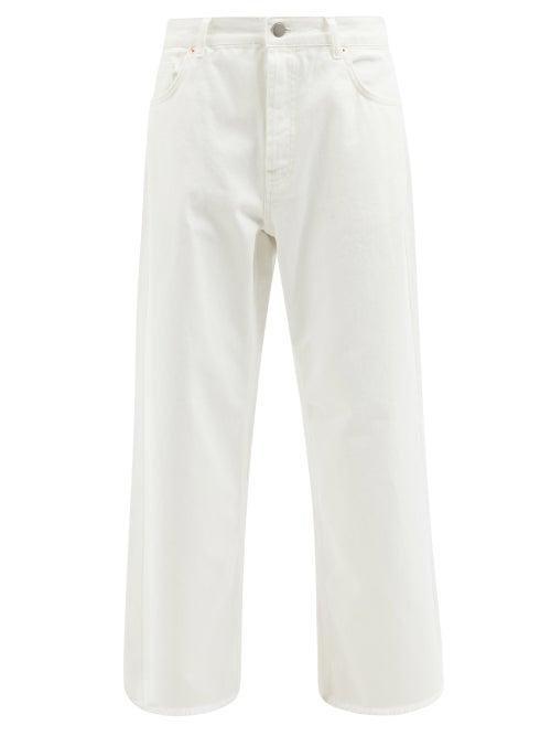 Raey - Gait Organic-cotton Super Wide-leg Jeans - Womens - White