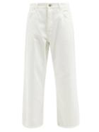 Raey - Gait Organic-cotton Super Wide-leg Jeans - Womens - White