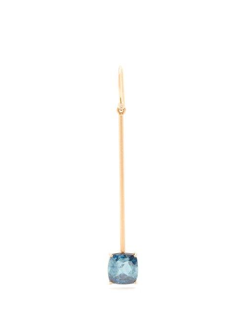 Matchesfashion.com Irene Neuwirth - Diamond, Tourmaline & Rose Gold Earring - Womens - Rose Gold