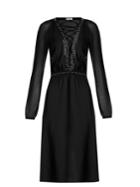 Altuzarra Millows Lace-up Stud-embellished Dress