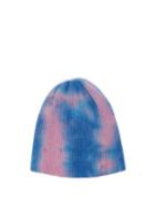 Matchesfashion.com The Elder Statesman - Tie Dye Cashmere Beanie Hat - Womens - Purple