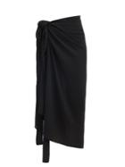 Matchesfashion.com Haight - Tie-waist Sarong Skirt - Womens - Black
