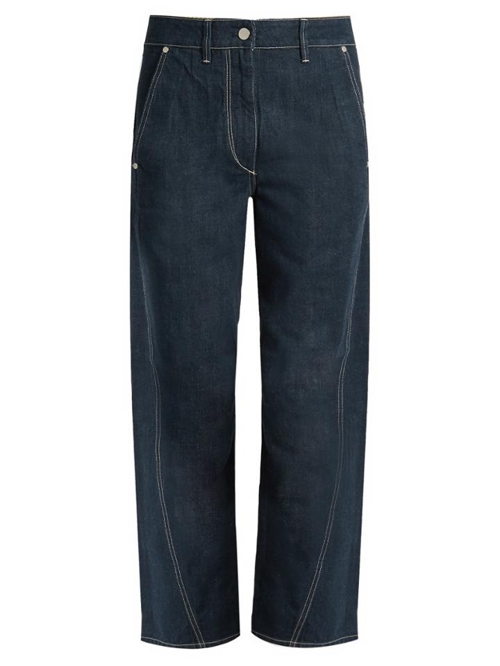Lemaire Twisted Straight-leg Cropped Jeans
