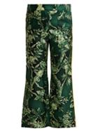 Matchesfashion.com F.r.s - For Restless Sleepers - Limos Ramage Silk Twill Trousers - Womens - Green Print