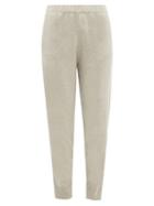 Matchesfashion.com Allude - Slim Leg Cashmere Track Pants - Womens - Light Grey