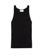 Matchesfashion.com The White Briefs - Rye Cotton Jersey Tank Top - Mens - Black