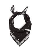 Matchesfashion.com Rockins - Cosmic Dancer Print Bandana Silk Scarf - Womens - Black