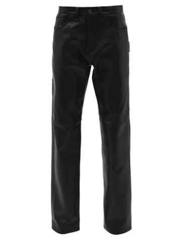 Altu - Leather Trousers - Womens - Black