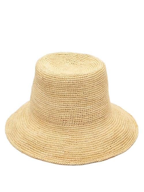 Matchesfashion.com Greenpacha - Ipanema Toquilla Straw Bucket Hat - Womens - Beige