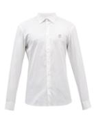 Burberry - Stanhill Tb-logo Cotton-blend Shirt - Mens - White