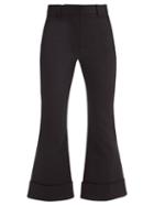 Matchesfashion.com Joseph - Tile Wool-blend Kick-flare Trousers - Womens - Black