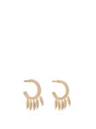 Matchesfashion.com Ileana Makri - Grass Fringe Diamond And 18kt Gold Earrings - Womens - Yellow Gold