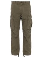 Matchesfashion.com Rrl - Cotton Twill Cargo Trousers - Mens - Khaki