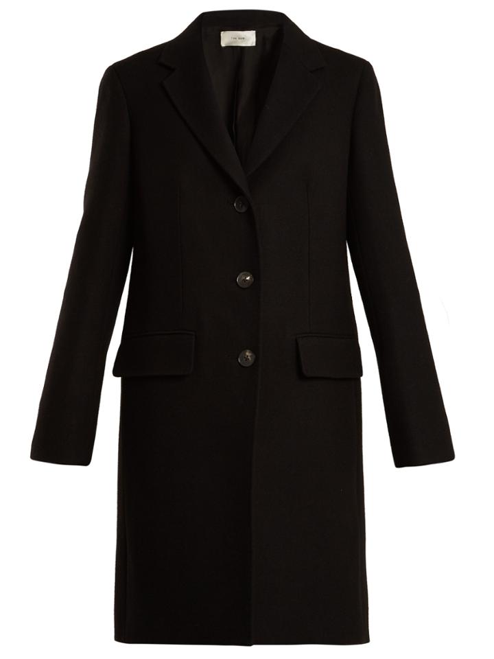 The Row Amutto Single-breasted Wool Coat