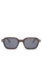 Matchesfashion.com Dior Homme Sunglasses - Technicity 1 Rectangle Acetate Sunglasses - Mens - Tortoiseshell